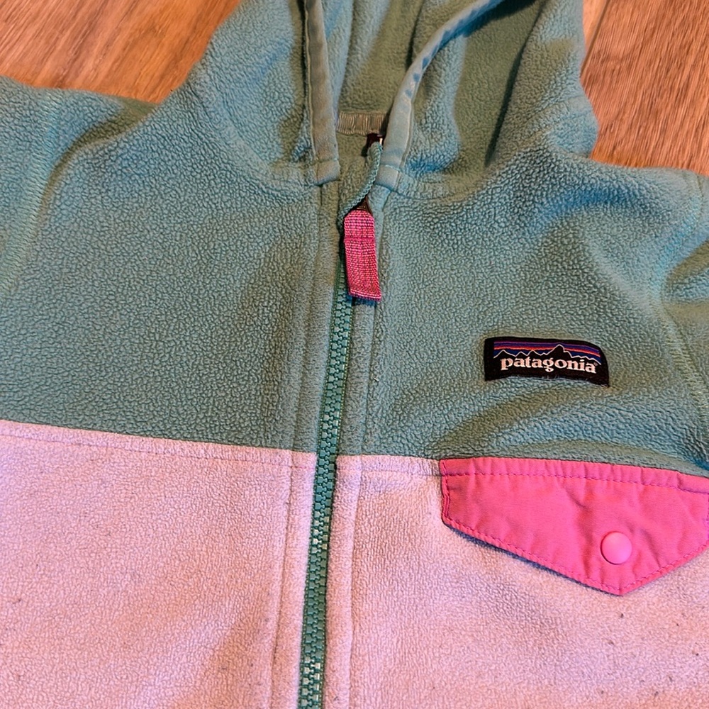 Toddle PATAGONIA zip up hoodie, zippered sweater